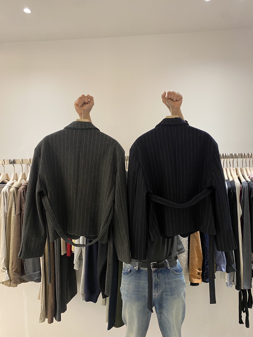 KYEM韓國直郵女裝新品休閑人氣真品時尚熱賣西裝西服含腰帶KYEM西裝/西服