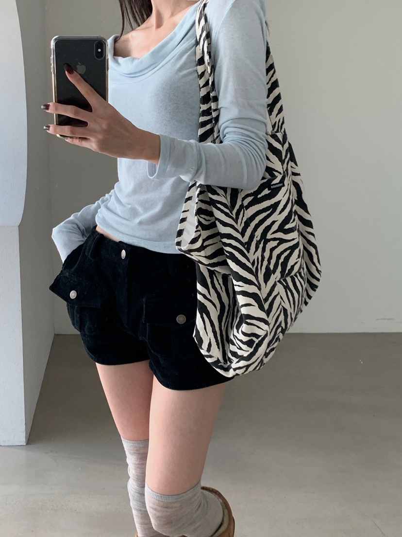 VERANDA東大門代購女裝新款推薦休閑真品熱賣單肩斜跨包棉質VERANDA單肩/斜跨包