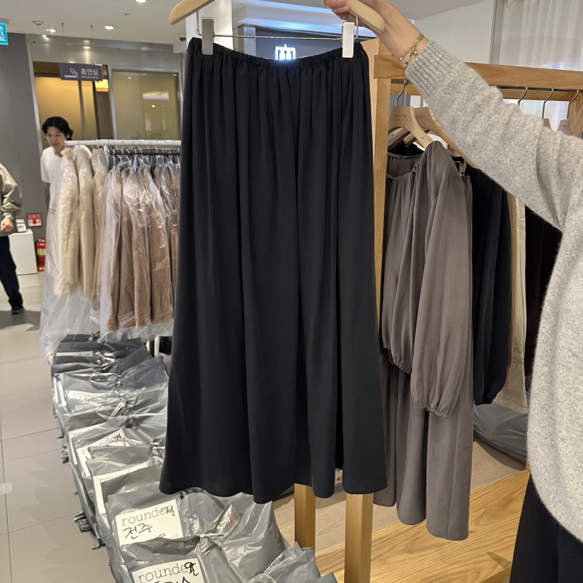 ROUNDER東大門代購女裝新品熱賣人氣職業真品時尚休閑長裙ROUNDER長裙圖色2