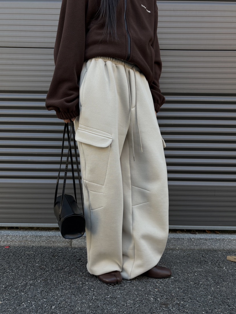 BENE韓國代購女士新品職業推薦休閑人氣時尚休閑褲加絨抓絨SHOP BENE_Bene休閑褲圖色1