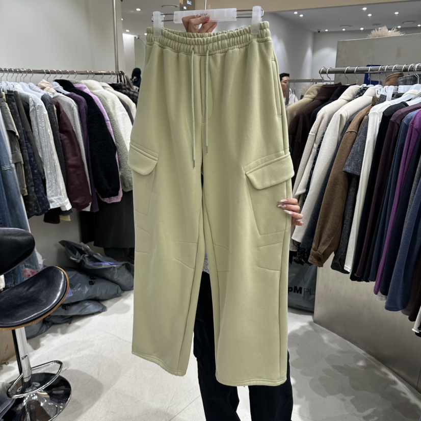 BENE韓國代購女士新品職業推薦休閑人氣時尚休閑褲加絨抓絨SHOP BENE_Bene休閑褲圖色2