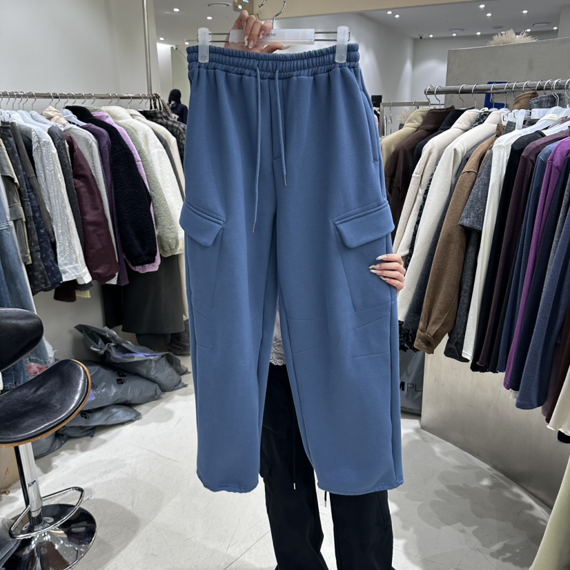 BENE韓國代購女士新品職業推薦休閑人氣時尚休閑褲加絨抓絨SHOP BENE_Bene休閑褲圖色3