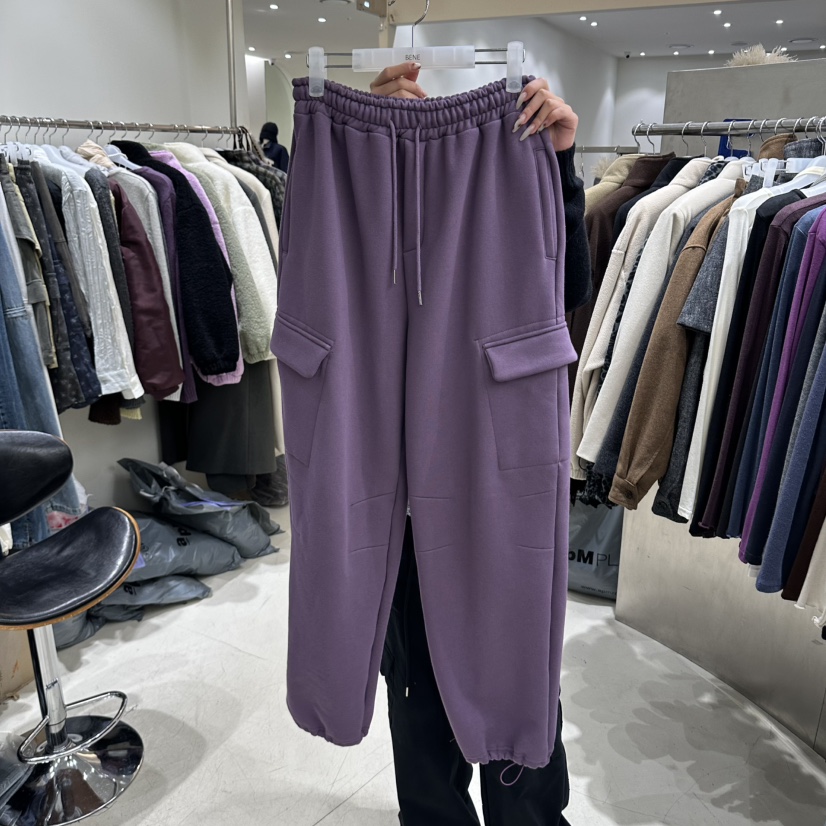 BENE韓國代購女士新品職業推薦休閑人氣時尚休閑褲加絨抓絨SHOP BENE_Bene休閑褲圖色4