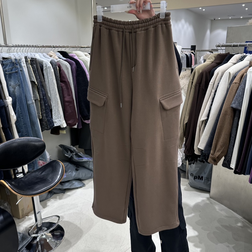 BENE韓國代購女士新品職業推薦休閑人氣時尚休閑褲加絨抓絨SHOP BENE_Bene休閑褲圖色5