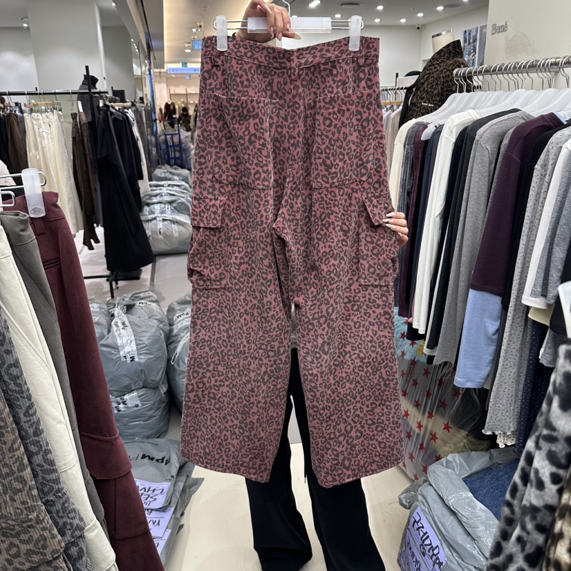 BENE韓國代購女士新品時尚熱賣人氣推薦休閑真品休閑褲豹紋SHOP BENE_Bene休閑褲