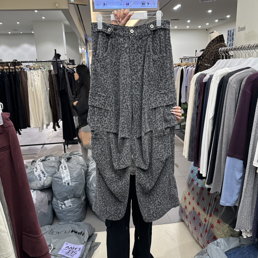 BENE韓國代購女士新品時尚熱賣人氣推薦休閑真品休閑褲豹紋SHOP BENE_Bene休閑褲圖色3