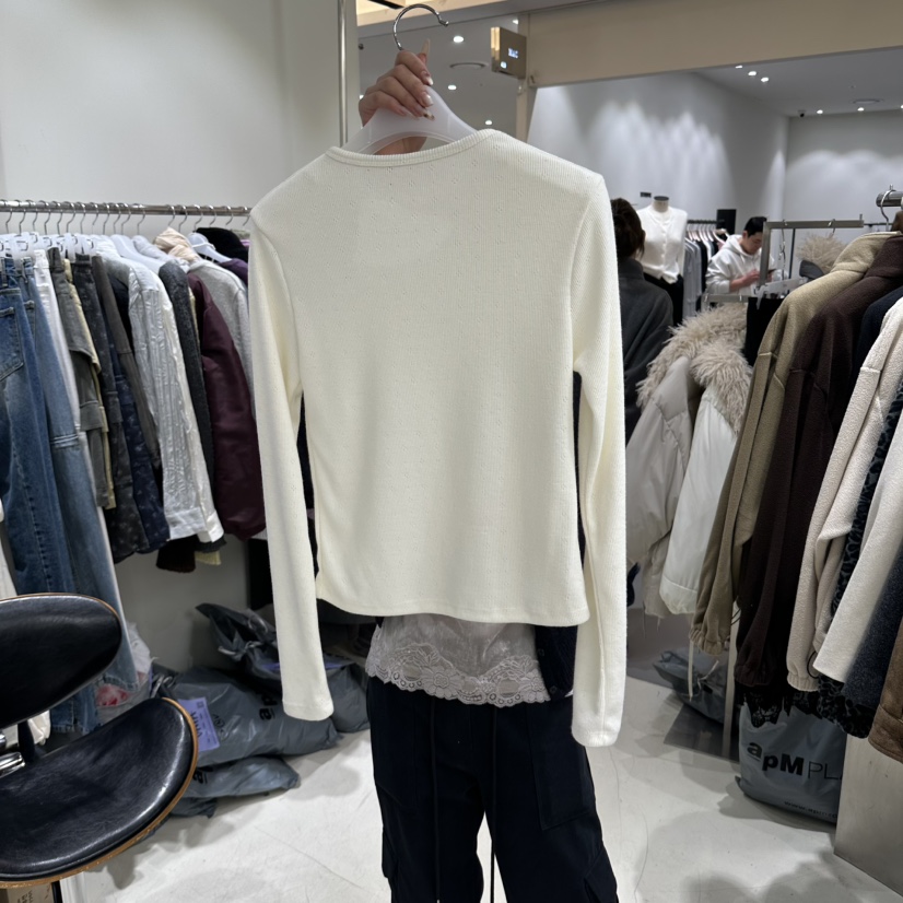 BENE東大門實拍女裝新品推薦真品熱賣人氣時尚休閑長袖T恤SHOP BENE_Bene長袖T恤