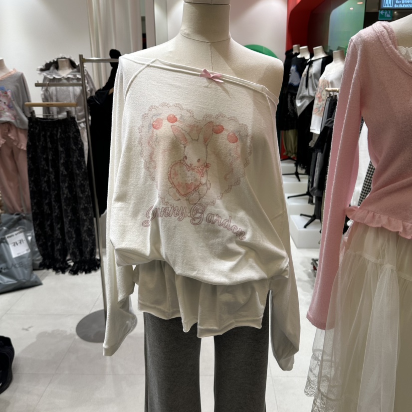 MINI UNNI東大門代購女士新品真品人氣休閑熱賣時尚長袖T恤mini unni長袖T恤圖色1