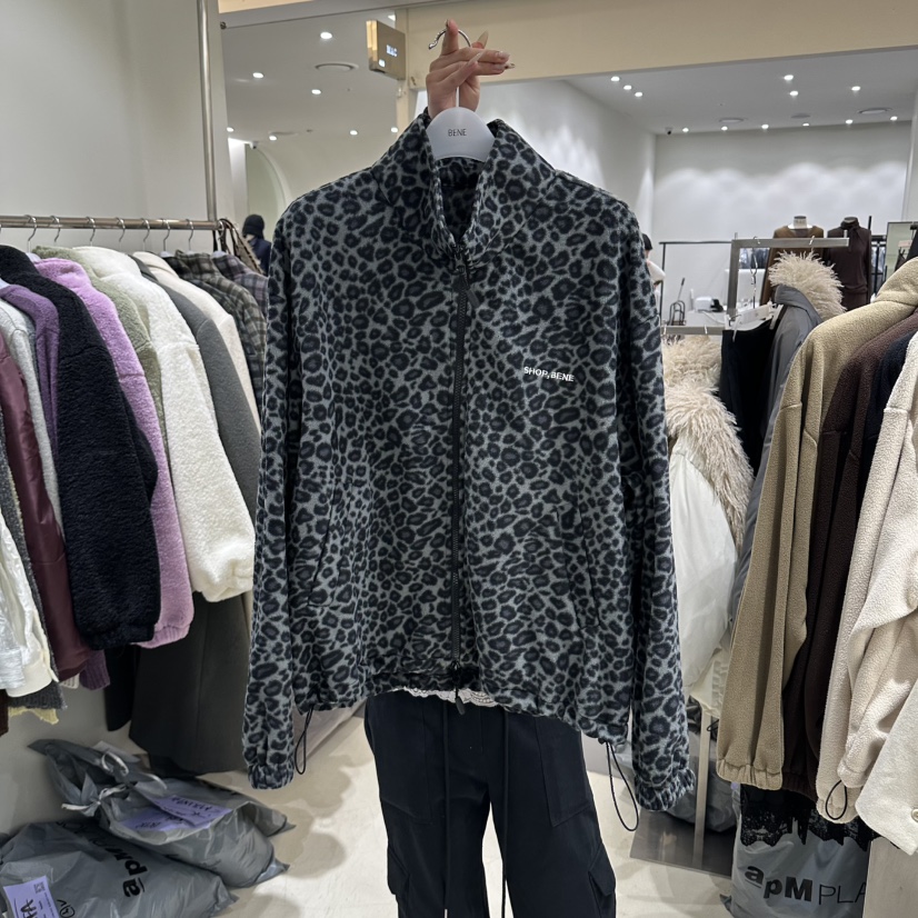 BENE東大門實拍女裝新款人氣真品時尚職業熱賣夾克抓絨豹紋SHOP BENE_Bene夾克圖色2