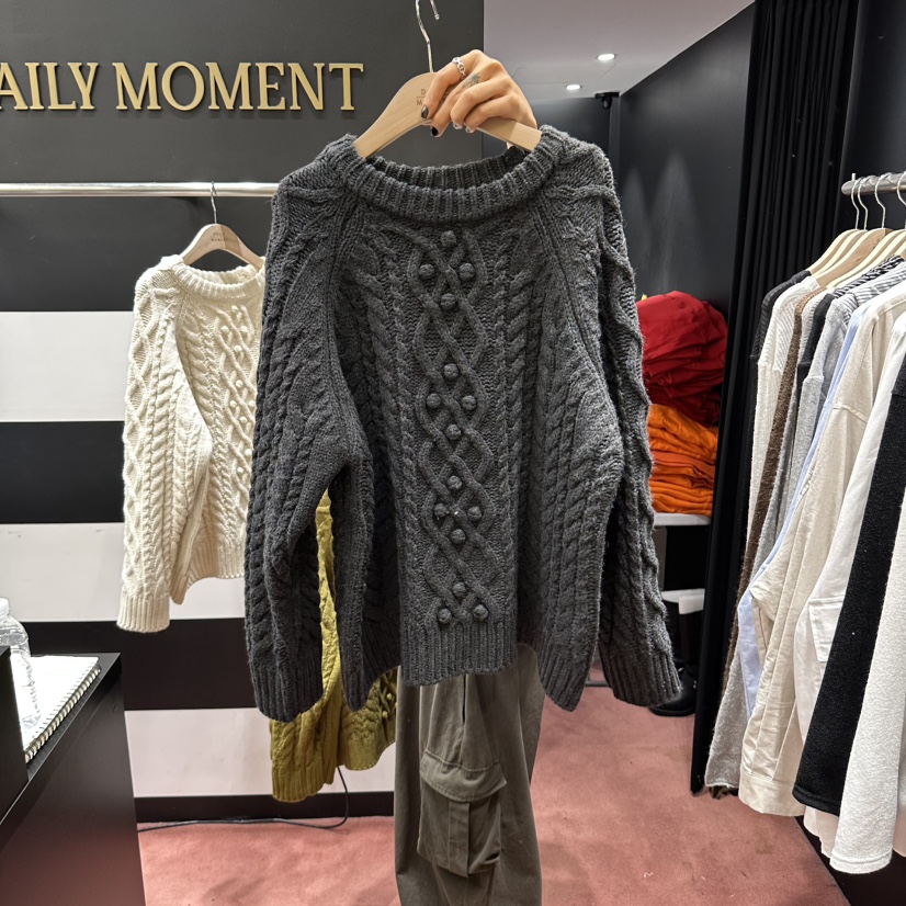 DAILY MOMENT韓國直郵女士新款真品休閑推薦人氣時尚毛衣DAILY MOMENT毛衣圖色3