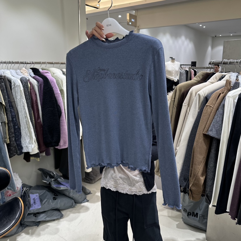 BENE韓國代購女士新品時尚真品熱賣推薦休閑人氣長袖T恤SHOP BENE_Bene長袖T恤圖色5