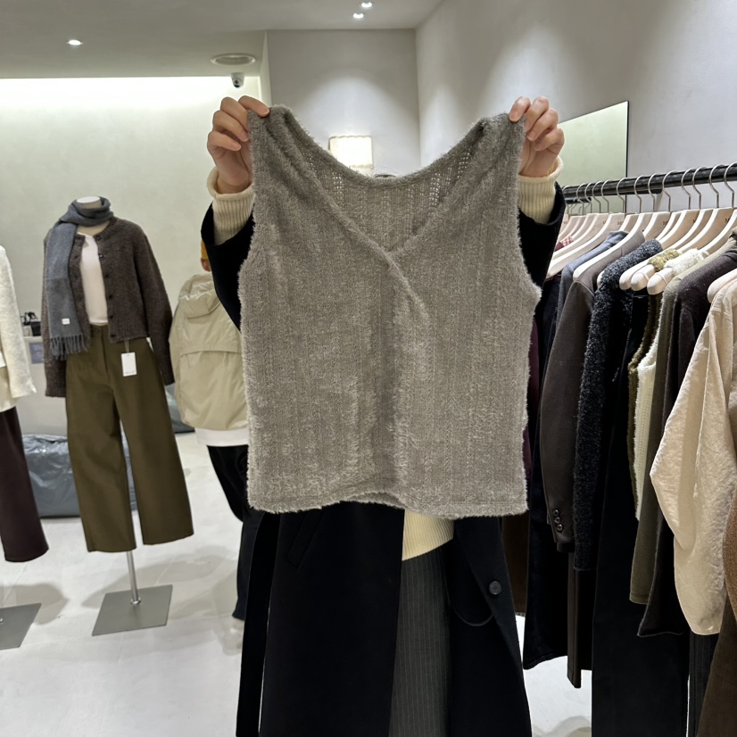 MILLIF韓國代購女裝新品真品熱賣時尚推薦休閑吊帶背心無袖MILLIF吊帶/背心圖色3
