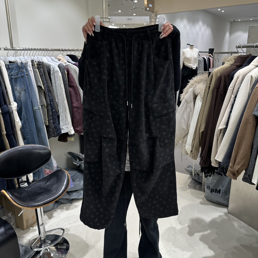 BENE韓國直郵女裝新款時尚職業熱賣休閑人氣真品休閑褲拉絨SHOP BENE_Bene休閑褲圖色3