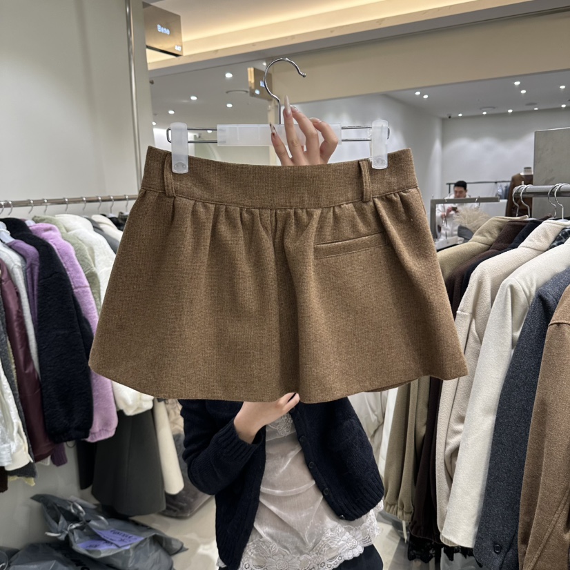 BENE韓國直郵女士新品時尚休閑真品推薦職業熱賣短裙皺紋SHOP BENE_Bene短裙