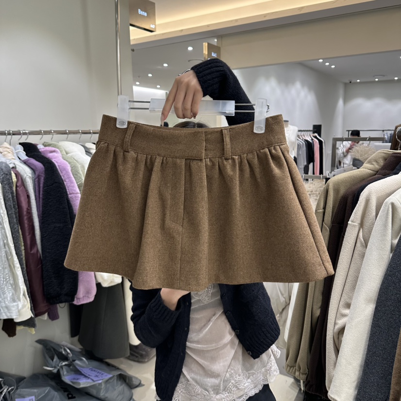 BENE韓國直郵女士新品時尚休閑真品推薦職業熱賣短裙皺紋SHOP BENE_Bene短裙圖色2
