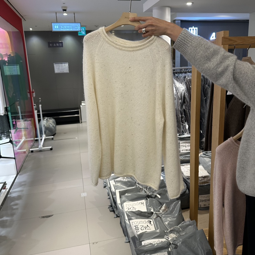 ROUNDER韓國直郵女士新品人氣真品休閑熱賣推薦時尚針織衫ROUNDER針織衫圖色2