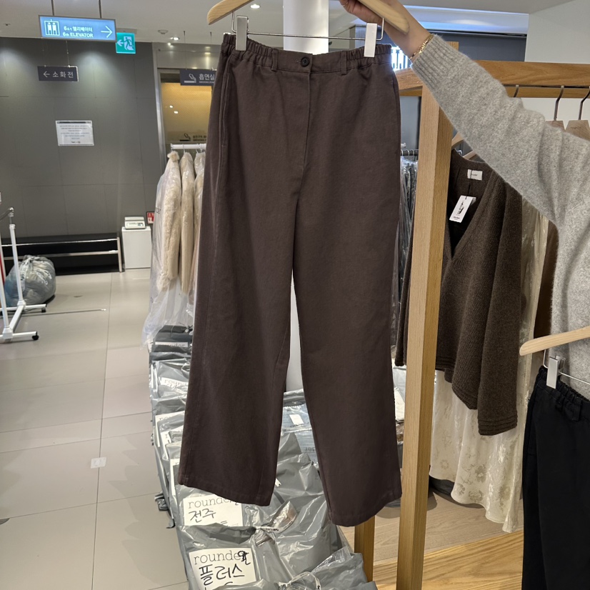 ROUNDER東大門直郵女裝新品真品推薦時尚熱賣人氣職業休閑褲ROUNDER休閑褲圖色1