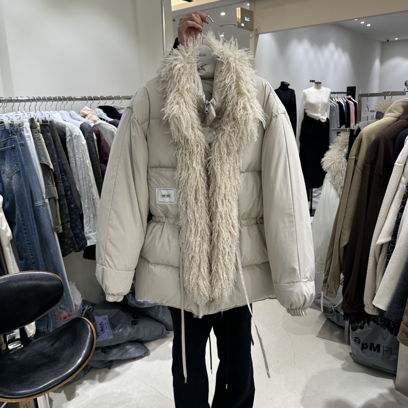 BENE東大門實拍女裝新品真品短款羽絨服毛領可拆可拆卸雙面SHOP BENE_Bene短款羽絨服圖色1