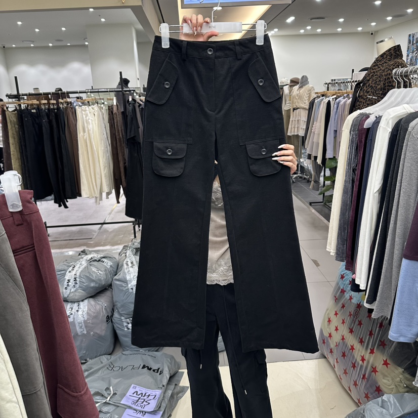 BENE東大門代購女裝新品時尚熱賣休閑真品推薦休閑褲口袋SHOP BENE_Bene休閑褲圖色4黑色