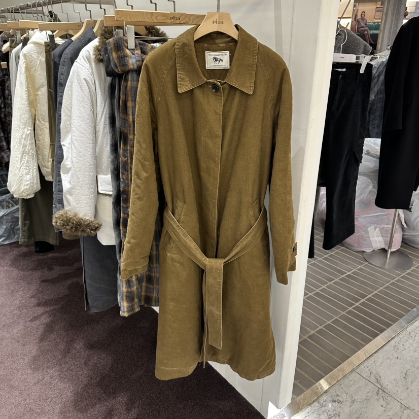 PITA/THEVERLIN東大門實拍女裝新品人氣長款風衣含腰帶水洗PITA/THEVERLIN長款風衣圖色2