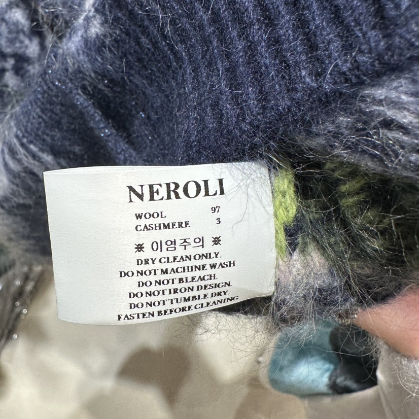 NEROLI 36韓國代購女士新款休閑真品時尚熱賣開衫羊絨珍珠NEROLI 36開衫