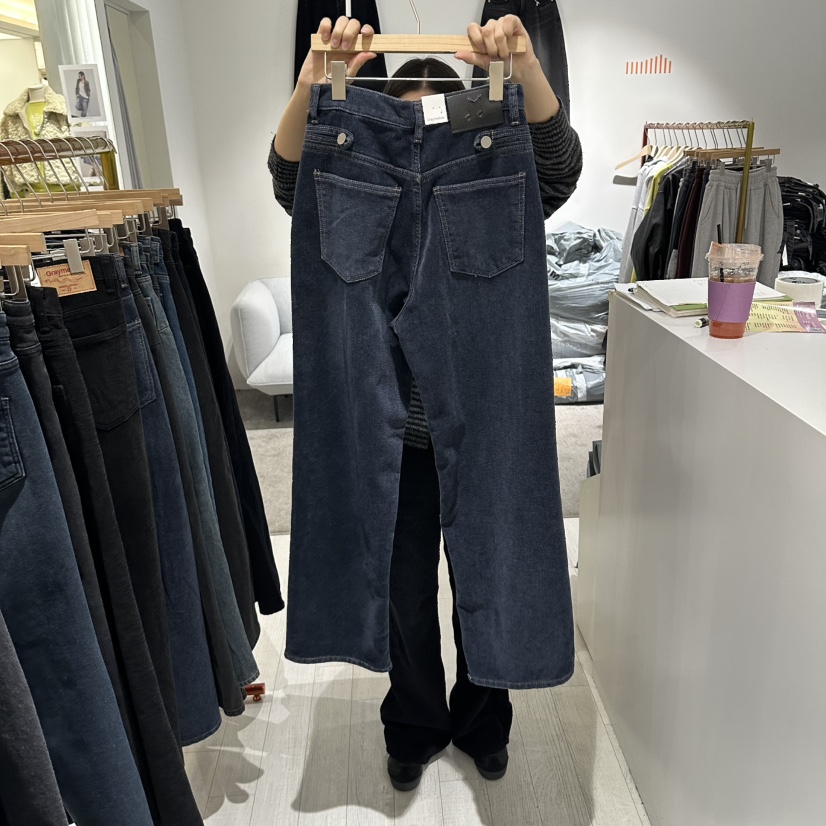 GRAYMELLOW韓國代購女裝新品真品時尚推薦休閑人氣牛仔褲GRAYMELLOW牛仔褲