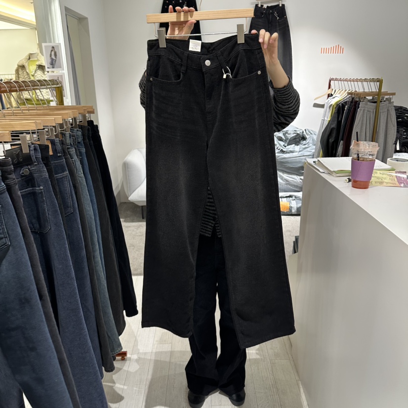 GRAYMELLOW韓國代購女裝新品真品時尚推薦休閑人氣牛仔褲GRAYMELLOW牛仔褲圖色2