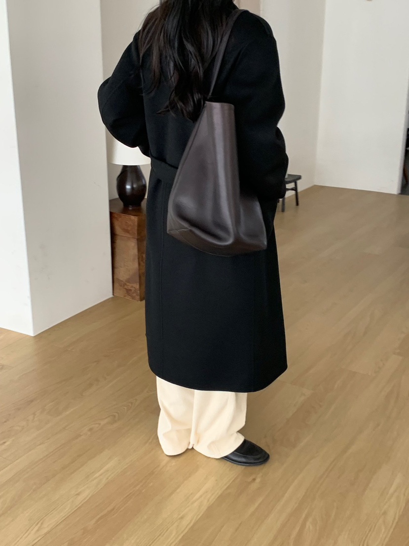 REGULARLY/PLACOR東大門直郵女裝新品推薦中長款大衣含腰帶羊絨雙面REGULARLY/PLACOR中長款大衣