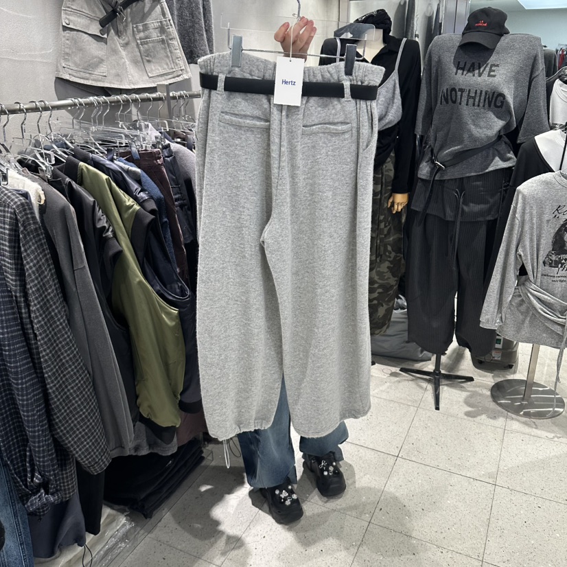 HERTZ-P韓國代購女裝新品人氣時尚真品推薦休閑褲不含腰帶HERTZ-P休閑褲