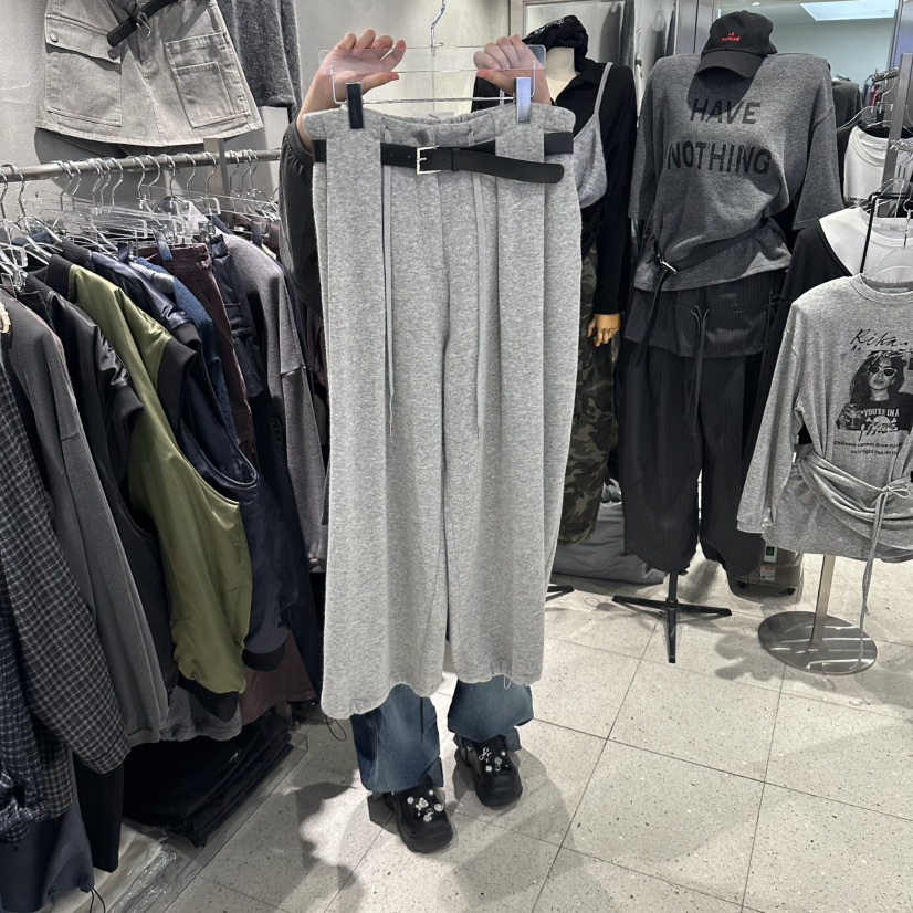 HERTZ-P韓國代購女裝新品人氣時尚真品推薦休閑褲不含腰帶HERTZ-P休閑褲圖色1