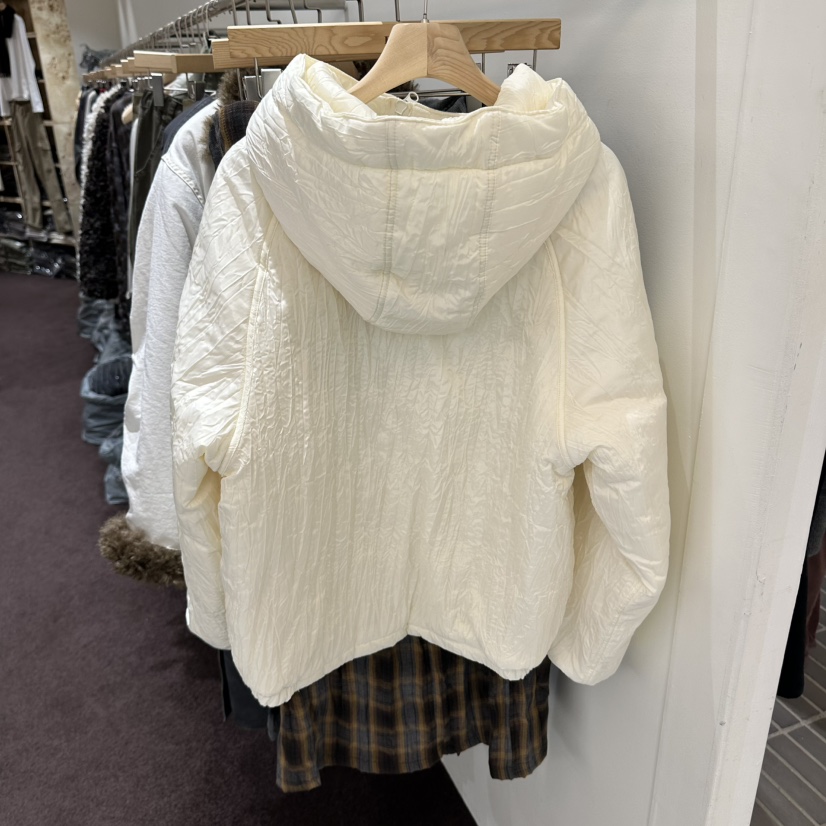 PITA/THEVERLIN東大門實拍女裝新款真品短款棉服羽絨服褶裥連帽棉PITA/THEVERLIN短款棉服