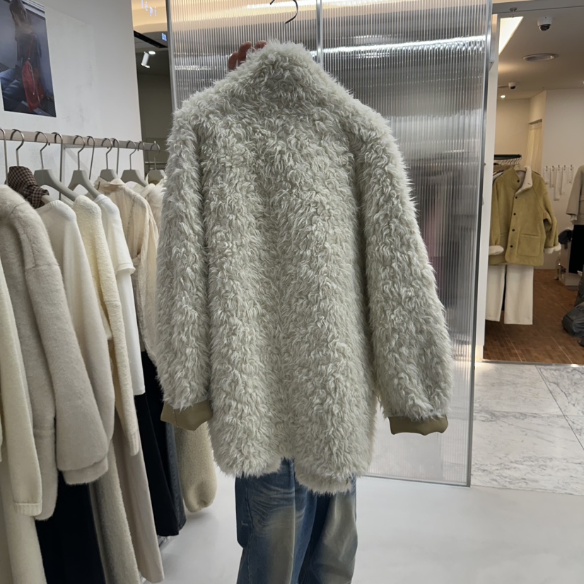 LEPI韓國代購女士新品休閑真品人氣推薦熱賣短款大衣毛皮LEPI短款大衣