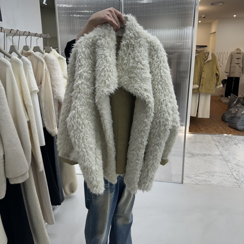 LEPI韓國代購女士新品休閑真品人氣推薦熱賣短款大衣毛皮LEPI短款大衣圖色1