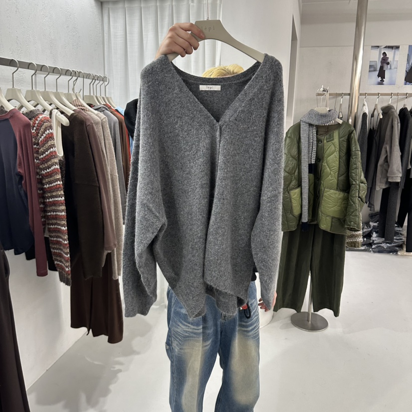 LEPI韓國代購女裝新品推薦真品人氣熱賣時尚休閑開衫兔子LEPI開衫圖色1