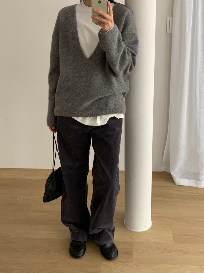 REGULARLY/PLACOR韓國直郵女士新品時尚休閑褲燈芯絨水洗REGULARLY/PLACOR休閑褲