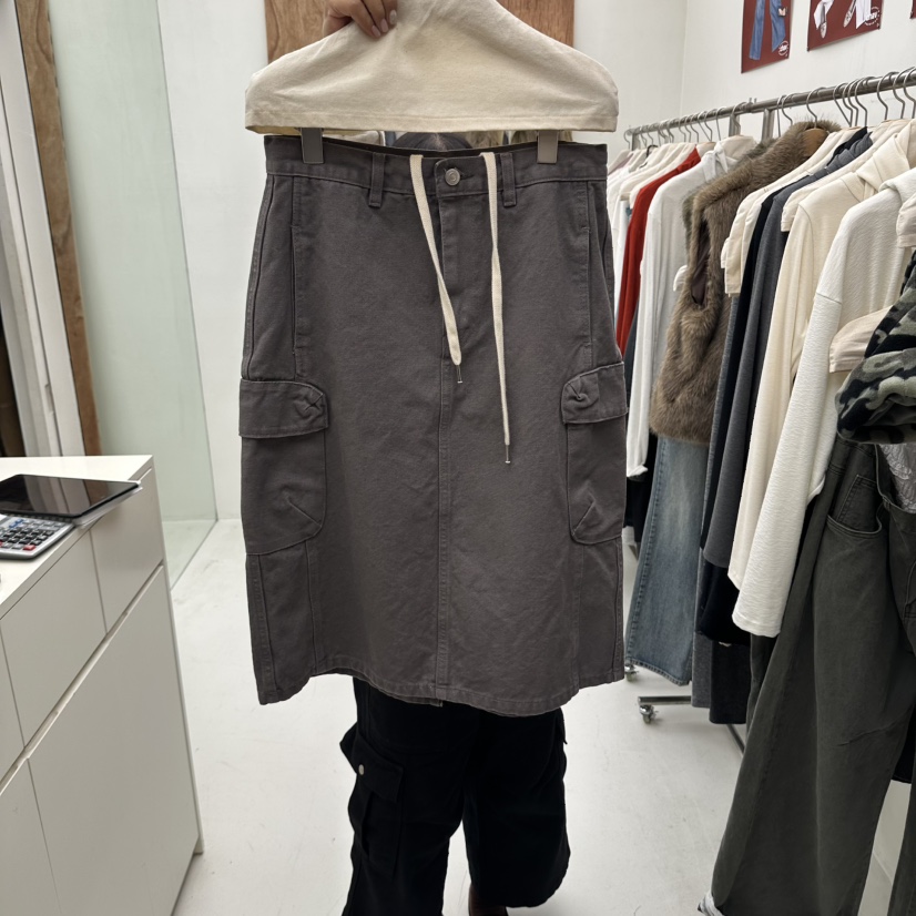 CHAV韓國代購女裝新款熱賣真品推薦時尚人氣半身裙中短裙CHAV半身裙/中短裙圖色2