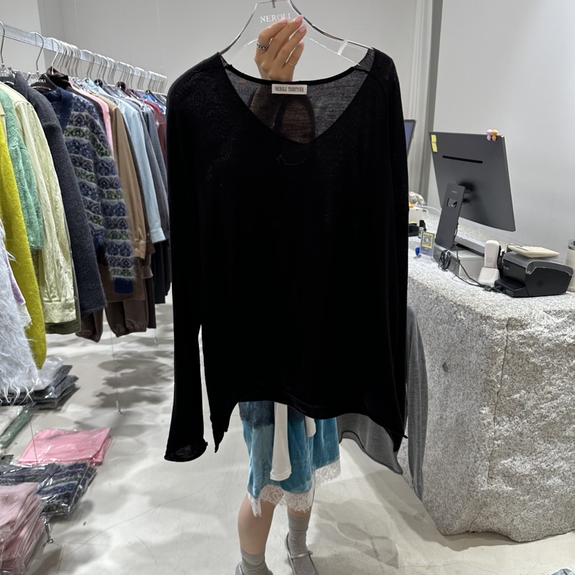NEROLI 36東大門實拍女士新款真品熱賣推薦時尚休閑長袖T恤NEROLI 36長袖T恤圖色3