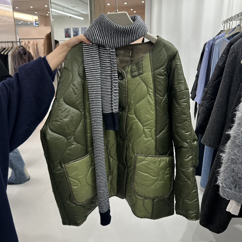 LEPI韓國直郵女裝新品熱賣真品休閑時尚圍巾披肩圍巾條紋LEPI圍巾/披肩圖色3