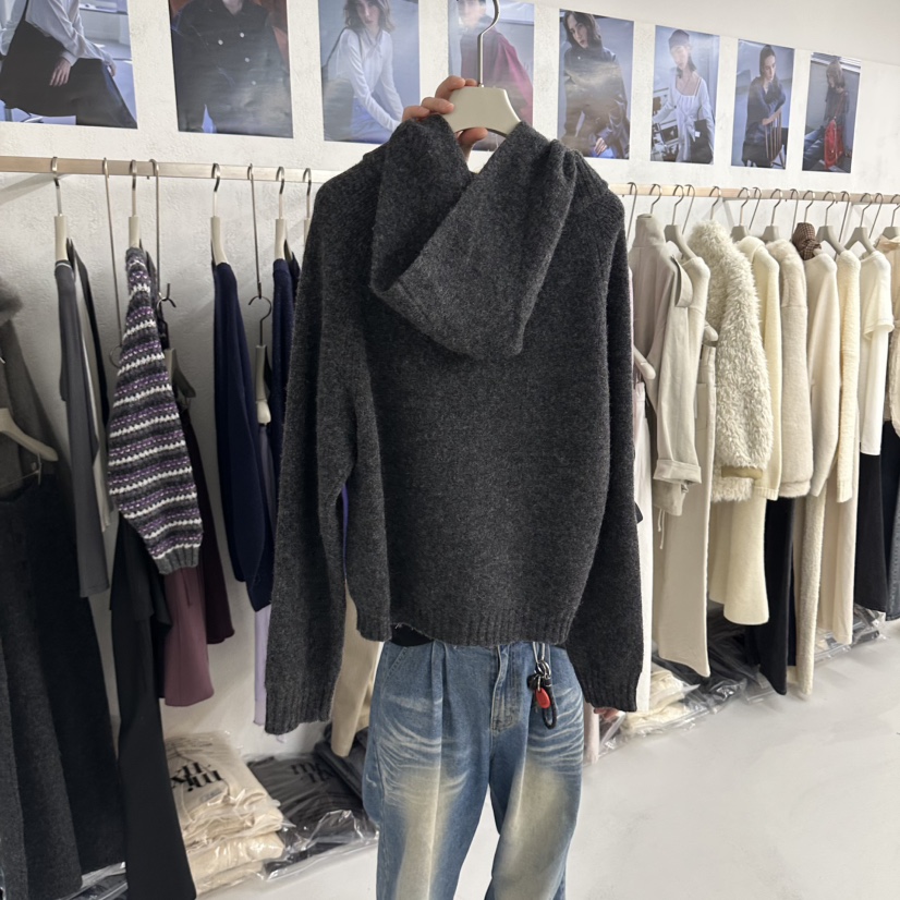 LEPI東大門代購女裝新品時尚真品人氣推薦熱賣毛衣羊毛帽LEPI毛衣