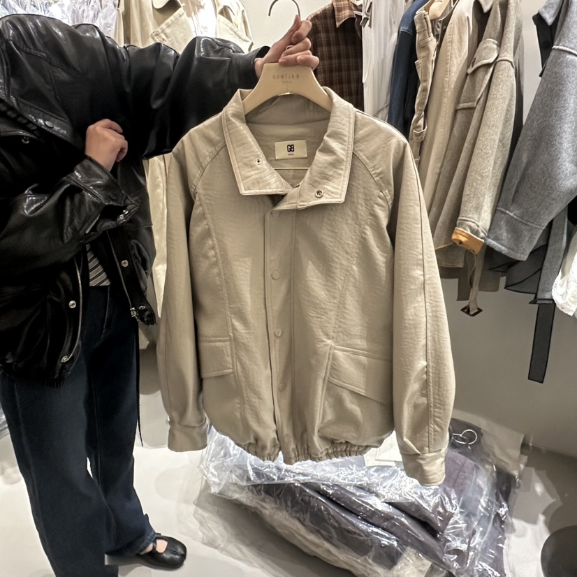 GENTLE B/LOVENTINA東大門實拍女裝新品休閑夾克山羊皮夾棉GENTLE B/LOVENTINA夾克圖色2