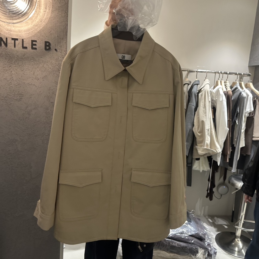 GENTLE B/LOVENTINA韓國直郵女裝新款熱賣時尚夾克口袋GENTLE B/LOVENTINA夾克圖色1
