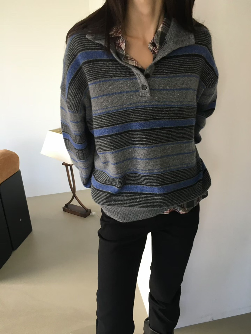 BREATHE韓國直郵女士新款真品推薦人氣休閑時尚熱賣針織衫BREATHE針織衫圖色1