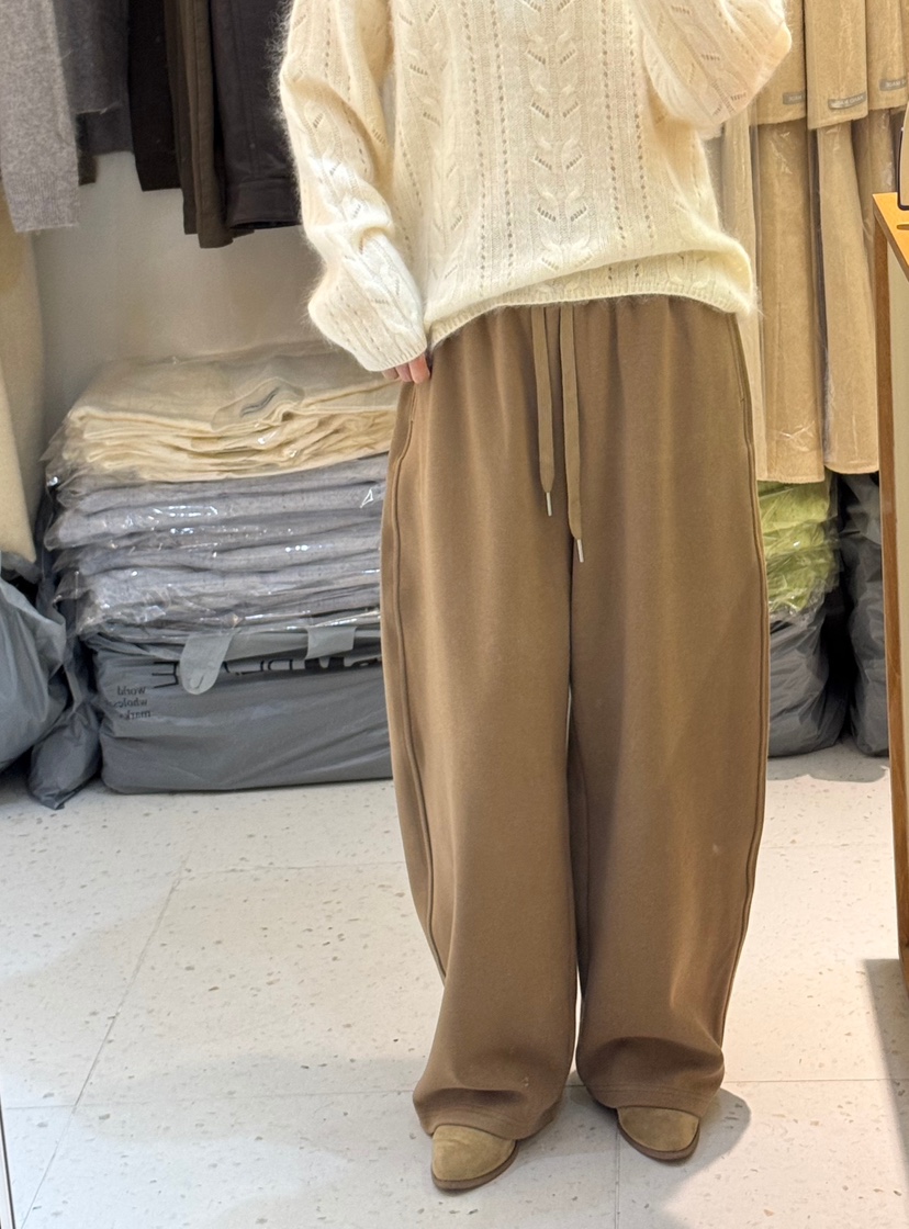 WEAUE SELVAGE韓國直郵女裝新款人氣真品休閑熱賣休閑褲Weave Selvage休閑褲