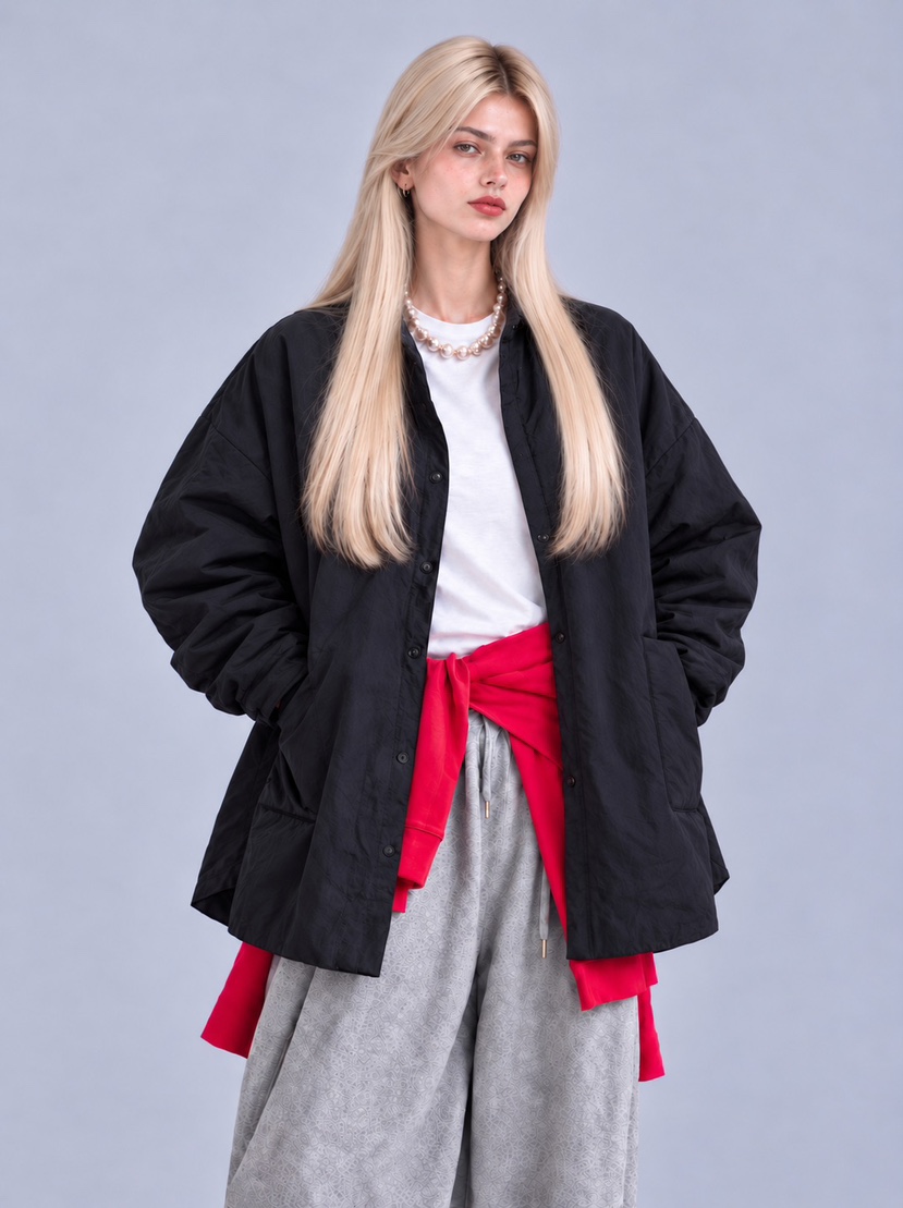 NEOUL東大門實拍女裝新品真品時尚推薦休閑熱賣人氣夾克NEOUL/ahin雙領標簽夾克