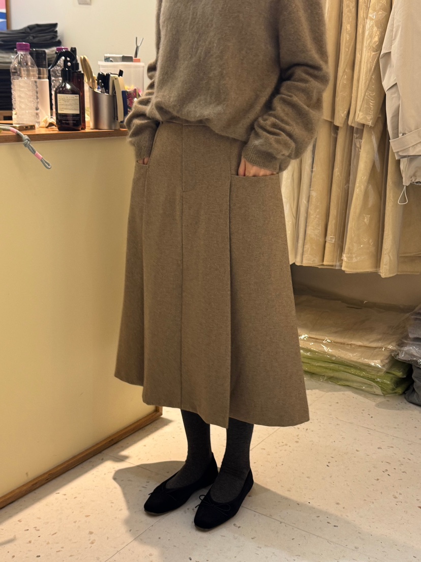 WEAUE SELVAGE韓國代購女士新品休閑人氣真品半身裙中短裙Weave Selvage半身裙/中短裙