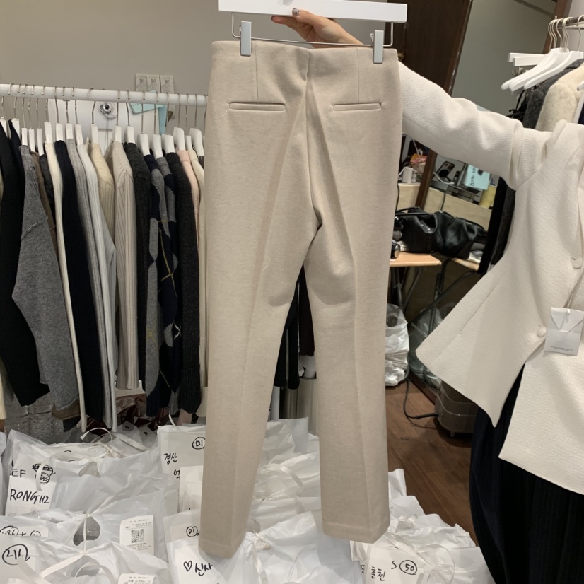 UNDERSTANDING韓國直郵女士新品人氣真品熱賣推薦休閑褲褶裥UNDERSTANDING休閑褲