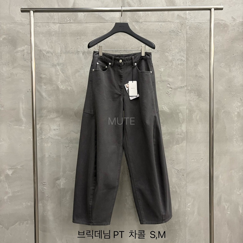 MUTE-P東大門實拍女士新款推薦時尚真品休閑人氣熱賣休閑褲MUTE休閑褲圖色3墨色