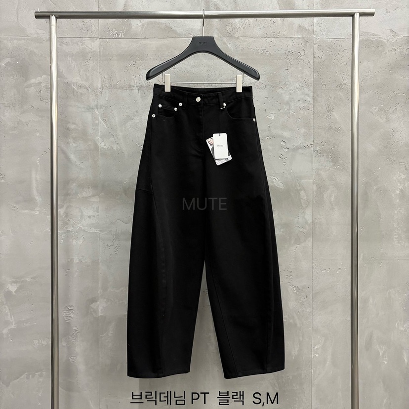 MUTE-P東大門實拍女士新款推薦時尚真品休閑人氣熱賣休閑褲MUTE休閑褲圖色4黑色