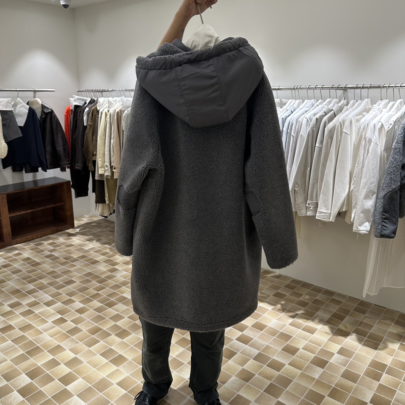 MYNAMEIS/AIME HOPE MAKE韓國直郵女士新款時尚中長款大衣長款MYNAMEIS/AIME HOPE MAKE中長款大衣