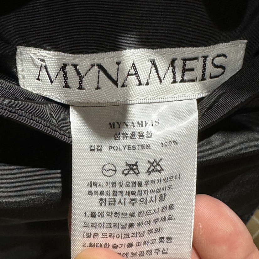 MYNAMEIS/AIME HOPE MAKE韓國直郵女士新款時尚中長款大衣長款MYNAMEIS/AIME HOPE MAKE中長款大衣